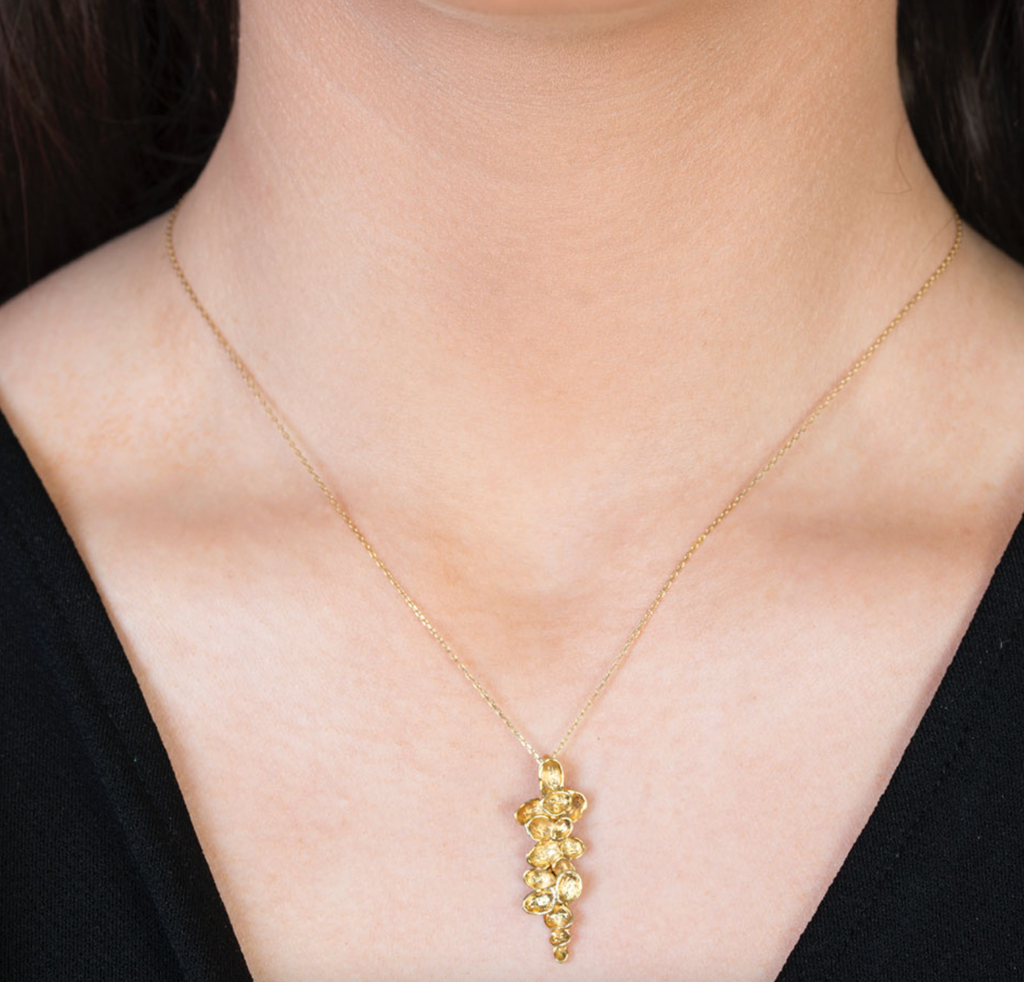 Falling Leaves Pendant Necklace