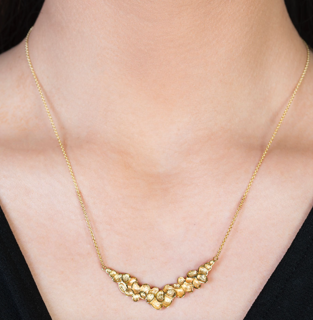Falling Leaves Pendant Necklace