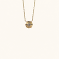 Folded Diamond Pendant Necklace