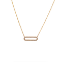 Horizontal Paperclip Necklace