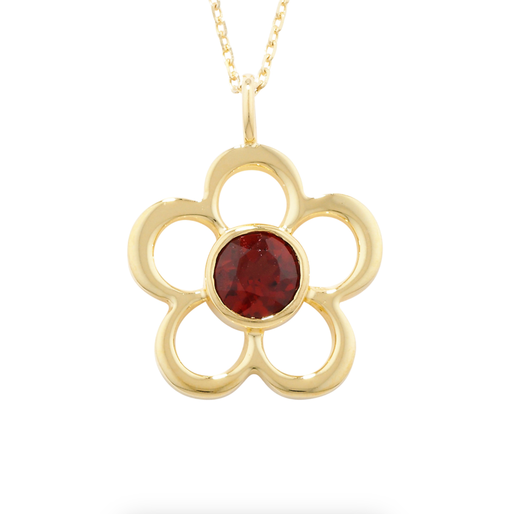 January Birthstone Necklace
